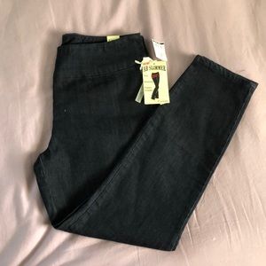 Blue jean dress pants